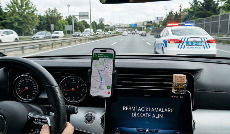 Araç içi telefon tutacağı yasak mı? Araç içinde makyaj cezası gerçek mi? Araç kokusu cezası var mı? Yalan haber yayanlar takibe alındı