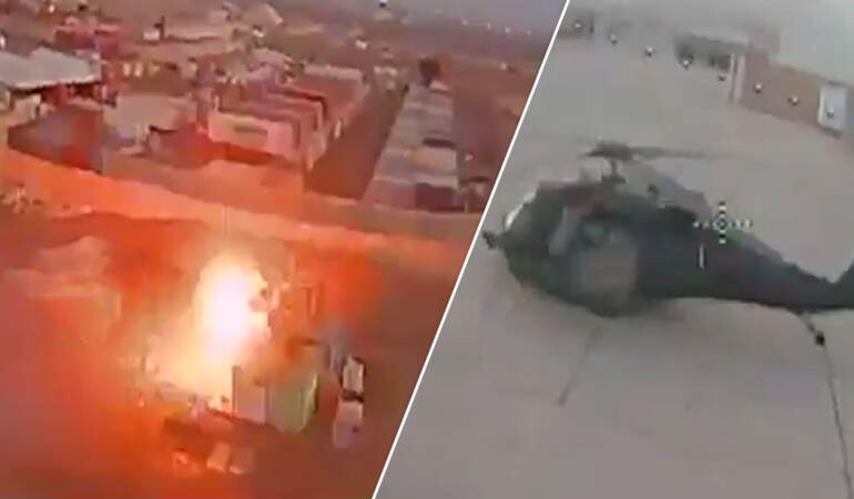 ABD’yi Irak’ta kör eden saldırı kamerada: Black Hawk ve radar sistemi yok edildi