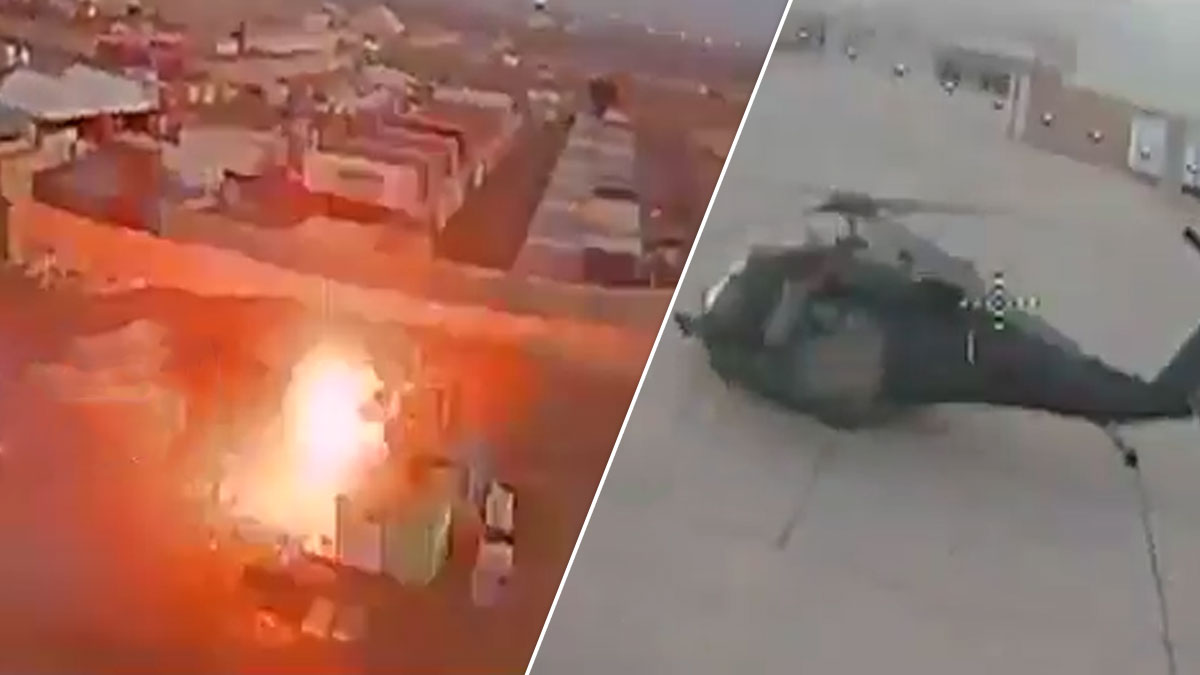 ABD’yi Irak’ta kör eden saldırı kamerada: Black Hawk ve radar sistemi yok edildi