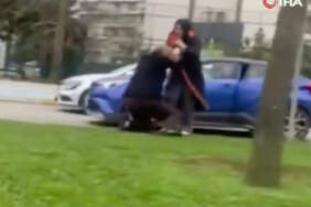 Yol verme kavgasında kavga eden 2 kadına para ve trafikten men cezası! O anlar kamerada