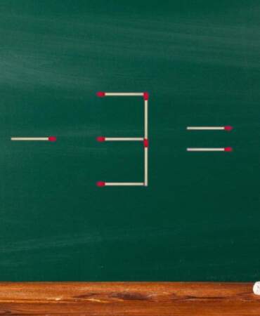 Bu matematik bulmacasını çözebilir misin? Doğru cevabı bulmak için 10 saniye içinde sadece 1 kibrit çöpünü hareket ettir!