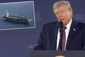 Trump ilk kez itiraf etti: “İran 100 füzeyle vurdu” dedi gözler dev uçak gemisine çevrildi