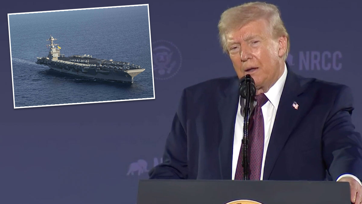 Trump ilk kez itiraf etti: “İran 100 füzeyle vurdu” dedi gözler dev uçak gemisine çevrildi