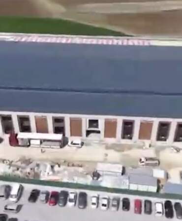 İBB yargılaması için özel hazırlık: Silivri’deki dev duruşma salonu havadan görüntülendi