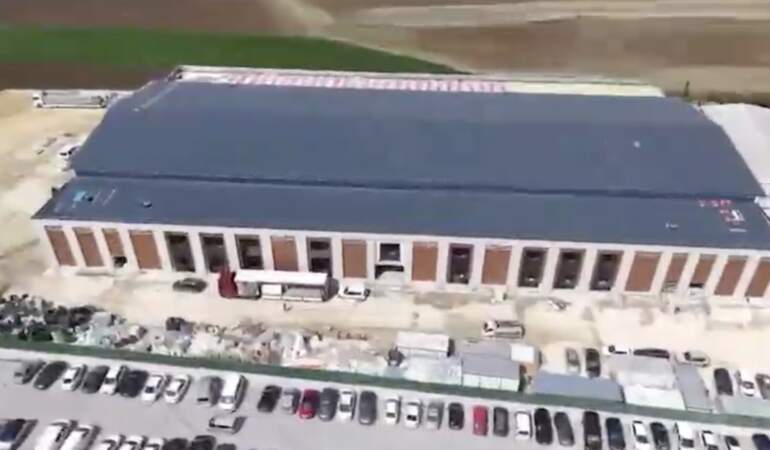 İBB yargılaması için özel hazırlık: Silivri’deki dev duruşma salonu havadan görüntülendi