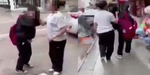 Akranını saçından tutup yere yatırdı ve ayağıyla yüzüne bastı! ‘Benim olana göz dikersen…’