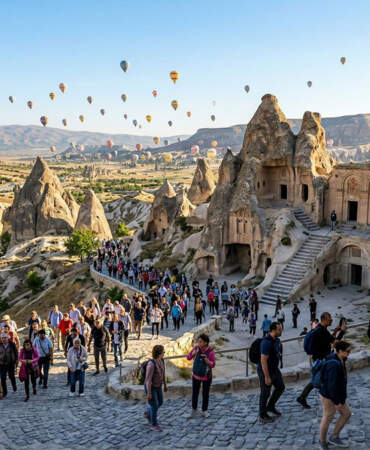 Kapadokya’yı kaç kişi ziyaret etti? Bayramda Kapadokya kalabalık mı? Müze ve ören yerleri bayramda rekor kırdı