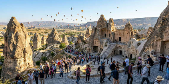 Kapadokya’yı kaç kişi ziyaret etti? Bayramda Kapadokya kalabalık mı? Müze ve ören yerleri bayramda rekor kırdı