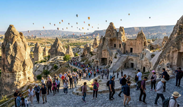 Kapadokya’yı kaç kişi ziyaret etti? Bayramda Kapadokya kalabalık mı? Müze ve ören yerleri bayramda rekor kırdı