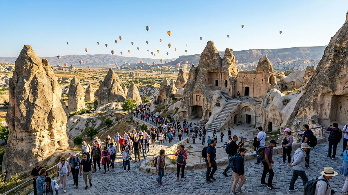 Kapadokya’yı kaç kişi ziyaret etti? Bayramda Kapadokya kalabalık mı? Müze ve ören yerleri bayramda rekor kırdı