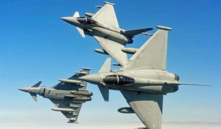 20 Eurofighter için yıllık taksitlerle 5,4 milyar sterlin ödenecek