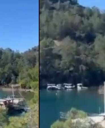 Bakanlık izin verdi: Göcek’te koruma altındaki koya iş makineleri girdi