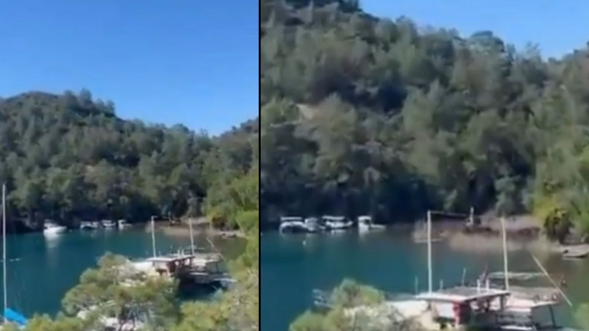 Bakanlık izin verdi: Göcek’te koruma altındaki koya iş makineleri girdi