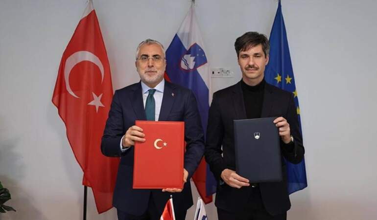 Türkiye ile Slovenya arasında ‘Sosyal Güvenlik Anlaşması’ imzalandı