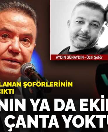 Böcek’in tutuklanan şoförlerinin ifadesi ortaya çıktı: Başkanın ya da ekibinin elinde çanta yoktu