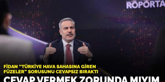 Fidan ‘Türkiye hava sahasına giren füzeler ne oldu da kesildi?’ sorusunu cevapsız bıraktı: Cevap vermek zorunda mıyım