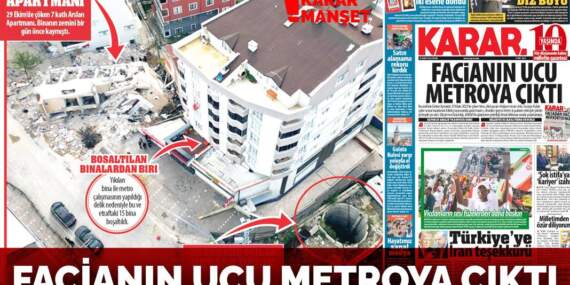 Facianın ucu metroya çıktı