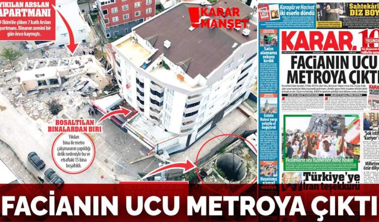 Facianın ucu metroya çıktı
