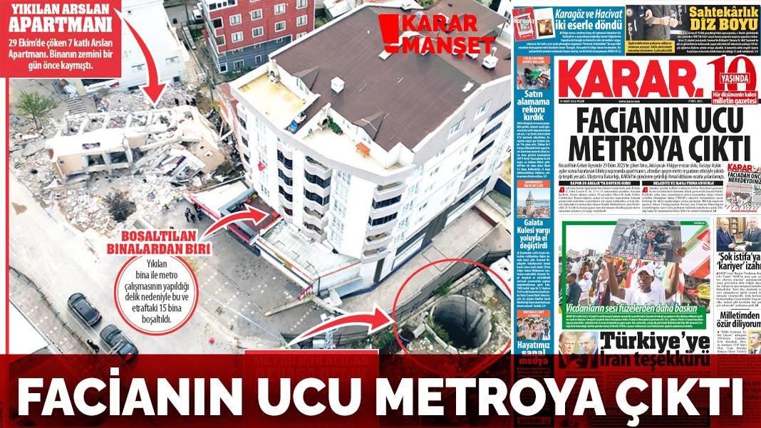 Facianın ucu metroya çıktı