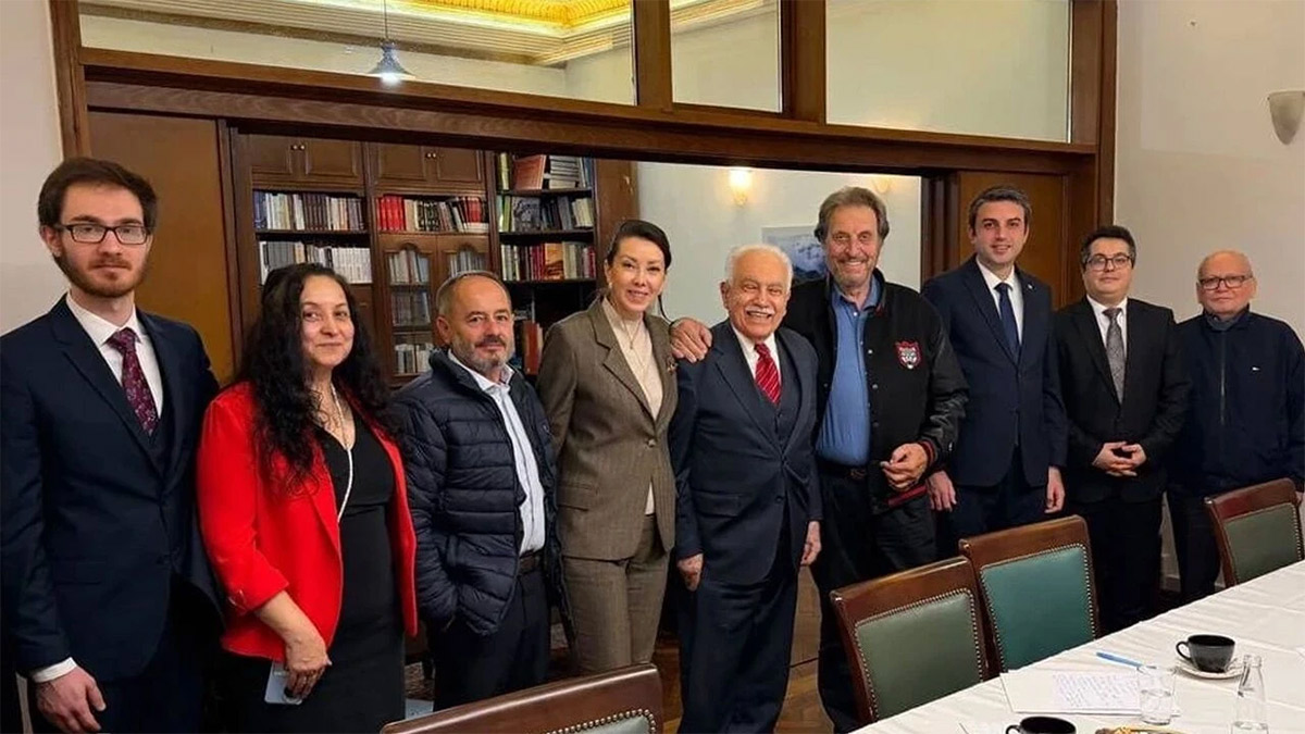 Elon Musk’ın babası Doğu Perinçek ile bir araya geldi