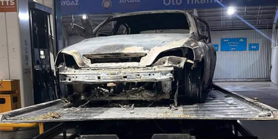 Sakarya’da şüpheli olay! Yanan otomobilden insan kemikleri çıktı