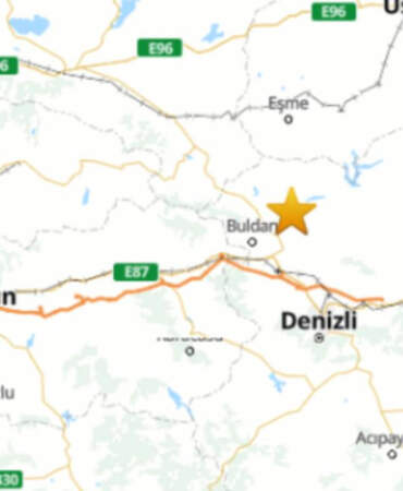 AFAD Duyurdu! Denizli Buldan’da Deprem