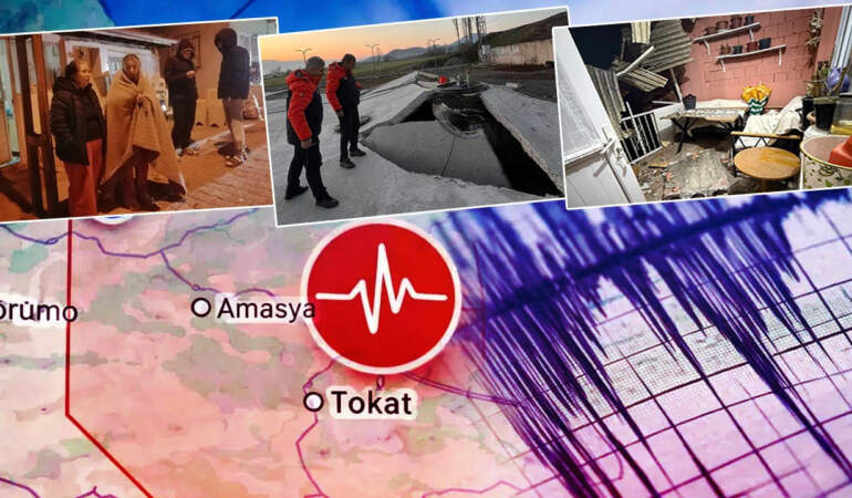 AFAD Duyurdu: Tokat’ta 5,5 Büyüklüğünde Deprem! Okullar Tatil Edildi