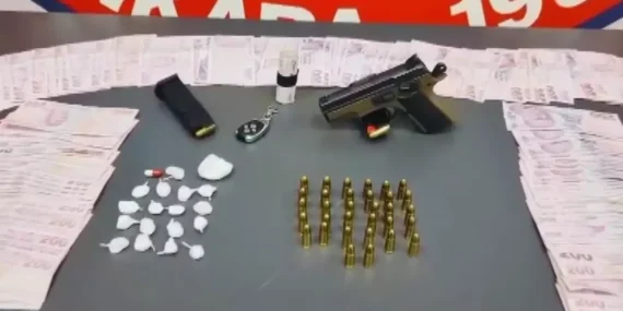 Ankara’da Ruhsatsız Tabanca ve Uyuşturucu Ele Geçirildi