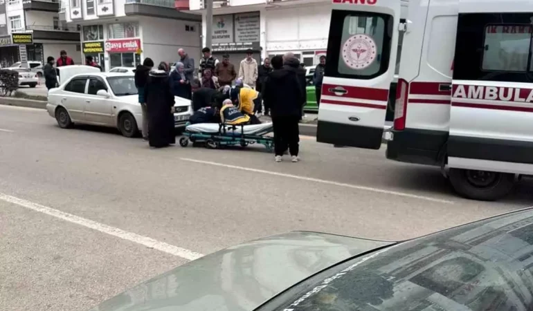 Akyurt’ta Yaya Kazası