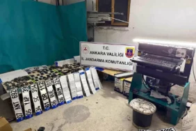 Keçiören’de 4 Milyon Liralık Sahte Plaka Operasyonu