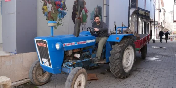 Hayırsever Traktörünü Filistin için Bağışladı