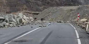 Artvin-Şavşat Kara Yolunda Korku Dolu Anlar