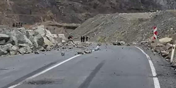 Artvin-Şavşat Kara Yolunda Korku Dolu Anlar