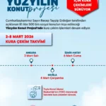Konut Projelerinde Kura Heyecanı Başlıyor