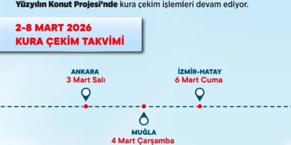 Konut Projelerinde Kura Heyecanı Başlıyor