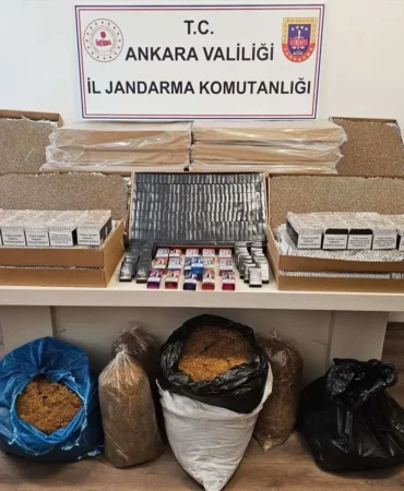 Ankara’da Kaçakçılık Operasyonu