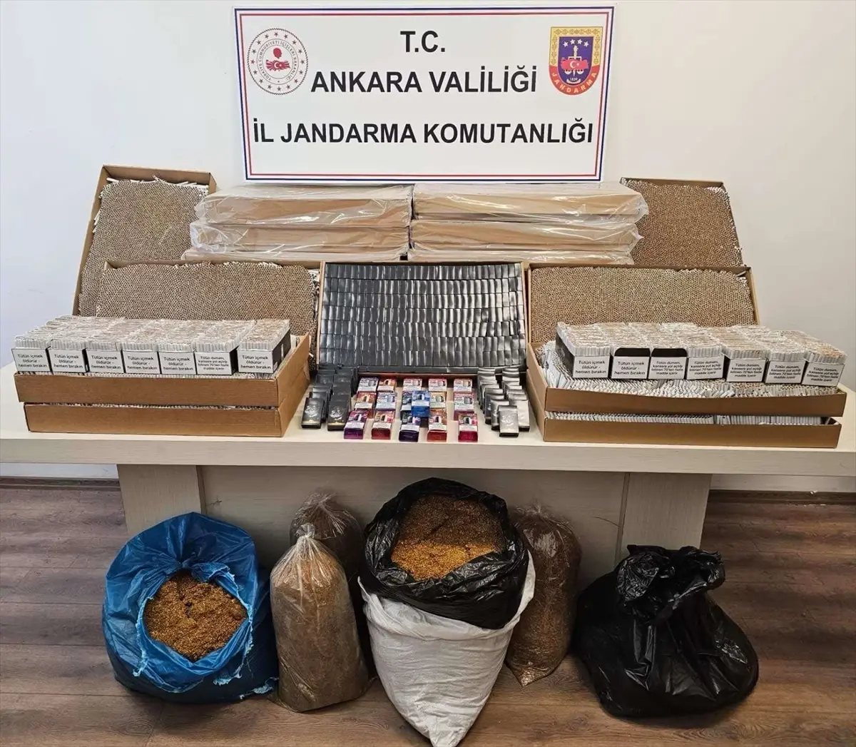 Ankara’da Kaçakçılık Operasyonu