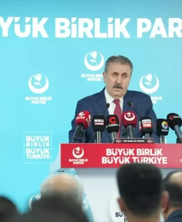 BBP Genel Başkanı Destici, basın toplantısı düzenledi Açıklaması