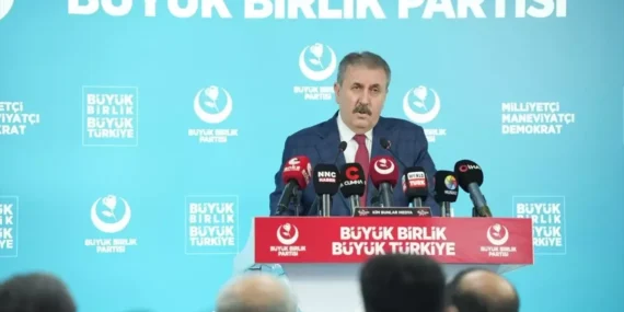 BBP Genel Başkanı Destici, basın toplantısı düzenledi Açıklaması