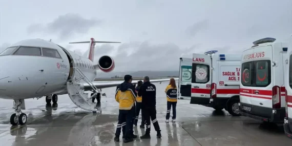 Bingöl’de Bebek Uçakla Ankara’ya Sevk Edildi