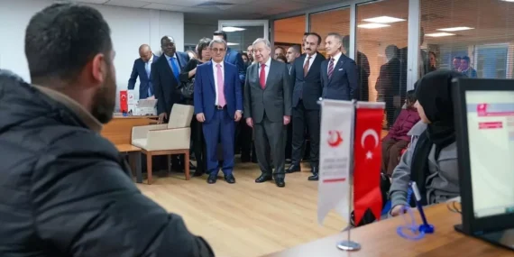 BM Genel Sekreteri Guterres, Ankara’da Göç İdaresi’ni Ziyaret Etti