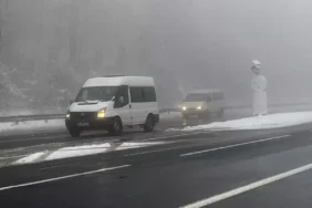 Bolu Dağı’nda Kar ve Sis Etkili