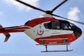 Çankırı’da inme geçiren hasta helikopterle taşındı