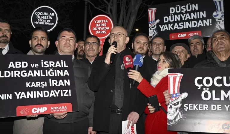 CHP, ABD ve İsrail’in Saldırısını Protesto Etti
