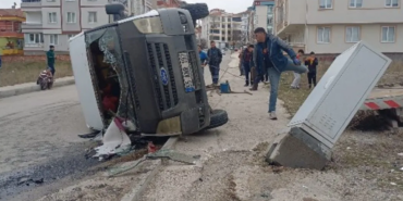 Çorum’da İşçi Minibüsü Devrildi… 5 Yaralı
