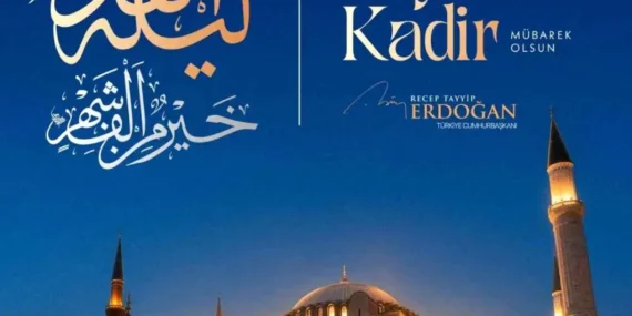 Erdoğan’dan Kadir Gecesi Mesajı