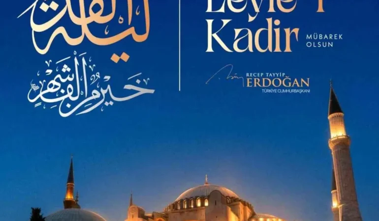 Erdoğan’dan Kadir Gecesi Mesajı