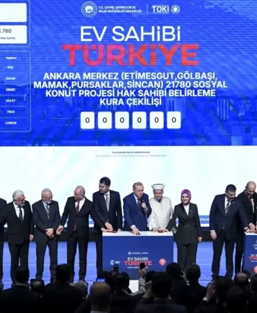Cumhurbaşkanı Erdoğan ‘Ev Sahibi Türkiye-Ankara 31 bin 73 Konut Kura Çekim Töreni’nde konuştu Açıklaması