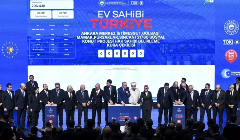 Cumhurbaşkanı Erdoğan ‘Ev Sahibi Türkiye-Ankara 31 bin 73 Konut Kura Çekim Töreni’nde konuştu Açıklaması