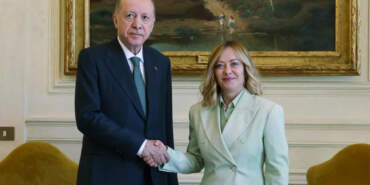 Cumhurbaşkanı Erdoğan, Meloni ile Görüştü